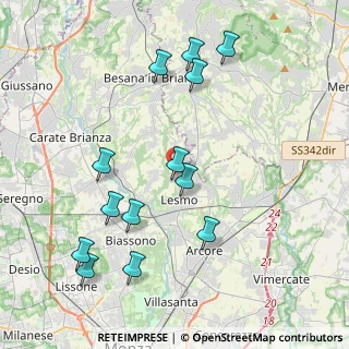 Mappa Via Enrico Fermi, 20856 Correzzana MB, Italia (4.34154)