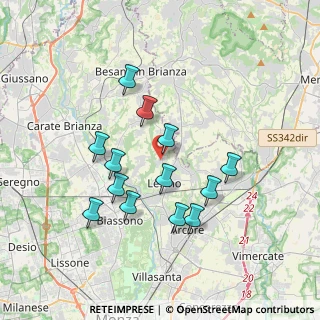 Mappa Via Enrico Fermi, 20856 Correzzana MB, Italia (3.29538)