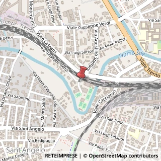Mappa Via Giuseppe Benzi,  72, 31100 Treviso, Treviso (Veneto)