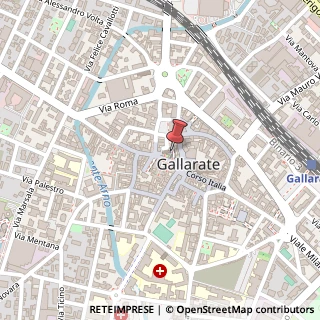 Mappa Piazzetta S. Pietro, 21013 Gallarate VA, Italia, 21013 Gallarate, Varese (Lombardia)