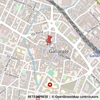 Mappa Via Filippo Turati, 1, 21013 Gallarate, Varese (Lombardia)