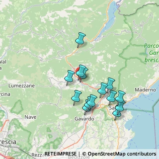Mappa Via della Rasa SNC, 25070 Sabbio Chiese BS, Italia (6.64286)