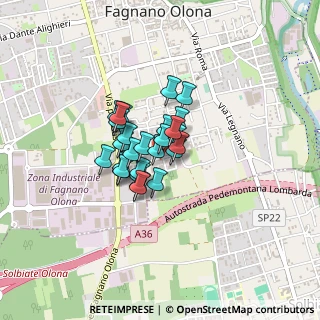 Mappa Via Sapri, 21054 Fagnano Olona VA, Italia (0.23571)