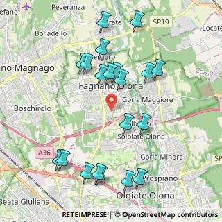 Mappa Via Sapri, 21054 Fagnano Olona VA, Italia (2.1675)