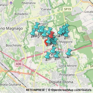 Mappa Via Sapri, 21054 Fagnano Olona VA, Italia (1.2175)