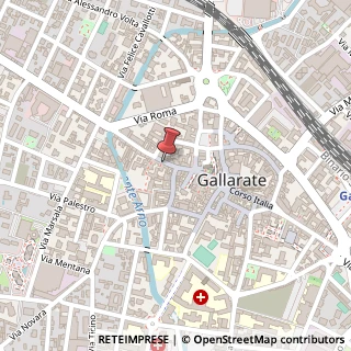 Mappa Via Giuseppe Mazzini, 20, 21013 Gallarate, Varese (Lombardia)