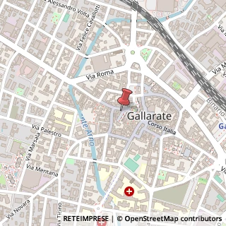 Mappa Via Giuseppe Mazzini, 28, 21013 Gallarate, Varese (Lombardia)