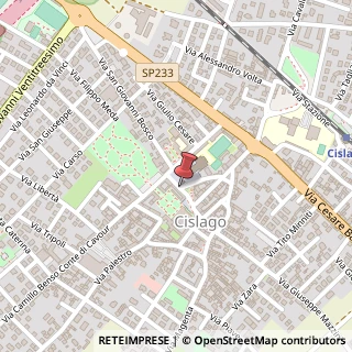Mappa Piazza enrico toti 143, 21040 Cislago, Varese (Lombardia)