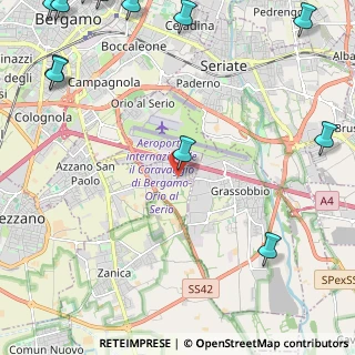 Mappa SP 116, 24050 Orio al Serio BG (3.72333)