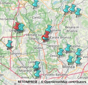 Mappa Via Ferdinando Magellano, 20821 Meda MB, Italia (10.08)