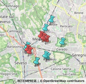 Mappa Via Ferdinando Magellano, 20821 Meda MB, Italia (1.45214)