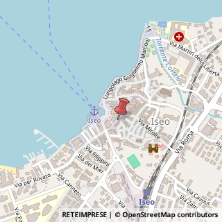 Mappa Largo Zanardelli, 38, 25049 Iseo, Brescia (Lombardia)