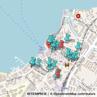 Mappa Porto Gabriele Rosa, 25049 Iseo BS, Italia (0.211)