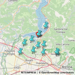 Mappa Porto Gabriele Rosa, 25049 Iseo BS, Italia (6.65833)