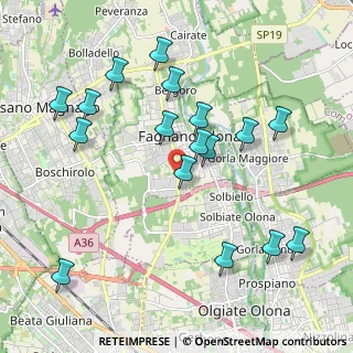 Mappa Via per Busto, 21054 Fagnano Olona VA, Italia (2.12824)
