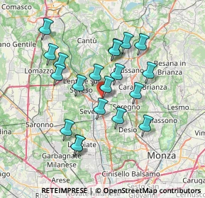 Mappa Viale Luigi Cadorna, 20821 Meda MB, Italia (6.524)