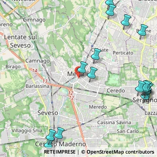 Mappa Via Adua, 20821 Meda MB, Italia (3.36526)