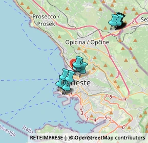 Mappa SS14, 34135 Trieste TS, Italia (3.883)