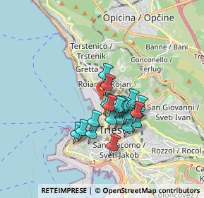Mappa SS14, 34135 Trieste TS, Italia (1.2655)