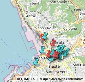 Mappa SS14, 34135 Trieste TS, Italia (0.958)