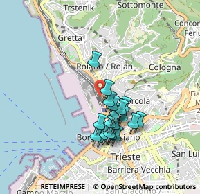 Mappa SS14, 34135 Trieste TS, Italia (0.7165)