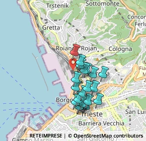 Mappa SS14, 34135 Trieste TS, Italia (0.755)