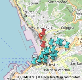 Mappa SS14, 34135 Trieste TS, Italia (0.931)