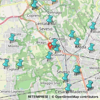 Mappa Via Pietro Maroncelli, 20825 Barlassina MB, Italia (3.0085)