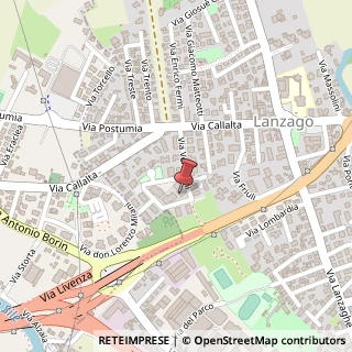 Mappa Via Enzo Venturini, 76, 31057 Silea, Treviso (Veneto)