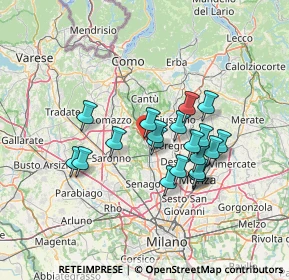 Mappa Via 11 Febbraio, 20030 Barlassina MB, Italia (11.3335)