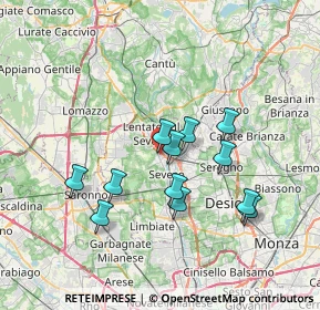 Mappa Via 11 Febbraio, 20030 Barlassina MB, Italia (6.25)