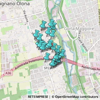 Mappa Via Giacomo Leopardi, 21054 Fagnano Olona VA, Italia (0.28621)