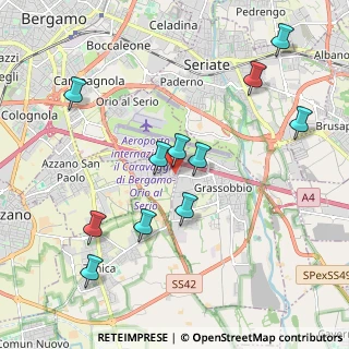 Mappa Via Alessandro Volta, 24050 Orio al Serio BG, Italia (1.96273)