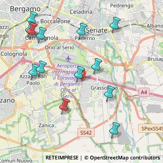 Mappa Via Alessandro Volta, 24050 Orio al Serio BG, Italia (2.48462)