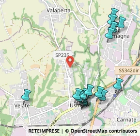 Mappa Via Evangelista Torricelli, 20865 Usmate Velate MB, Italia (1.26)