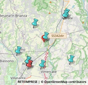 Mappa Via Evangelista Torricelli, 20865 Usmate Velate MB, Italia (4.73)