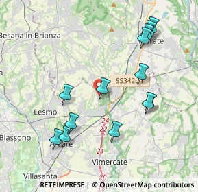 Mappa Via Evangelista Torricelli, 20865 Usmate Velate MB, Italia (4.13923)