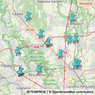 Mappa Viale IV Novembre, 21040 Cislago VA, Italia (5.10571)