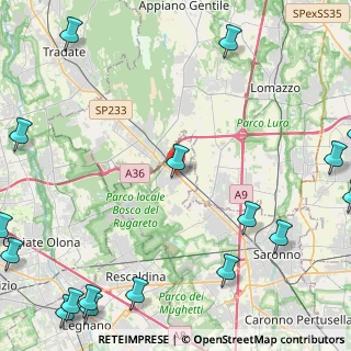 Mappa Viale IV Novembre, 21040 Cislago VA, Italia (7.33882)