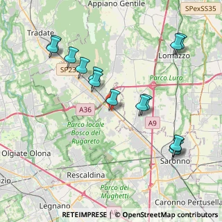 Mappa Viale IV Novembre, 21040 Cislago VA, Italia (4.32571)