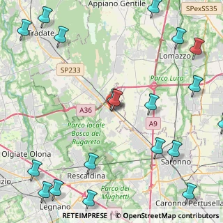 Mappa Viale IV Novembre, 21040 Cislago VA, Italia (6.526)