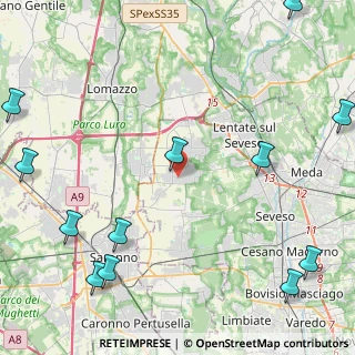 Mappa Viale del Cimitero, 20821 Meda MB, Italia (6.52583)
