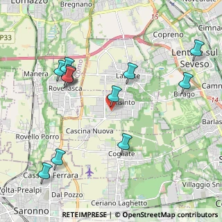 Mappa Viale del Cimitero, 20821 Meda MB, Italia (2.2575)