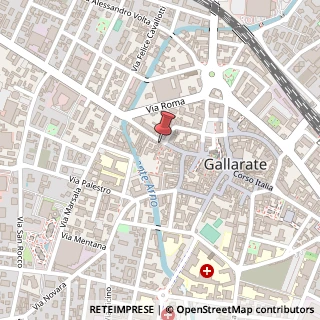 Mappa Via Giuseppe Mazzini, 18, 21013 Gallarate, Varese (Lombardia)