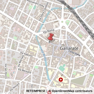 Mappa Via Giuseppe Mazzini, 18, 21013 Gallarate, Varese (Lombardia)