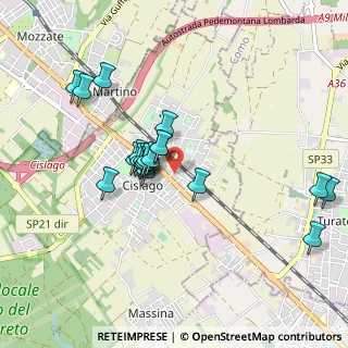 Mappa Via Roma, 21040 Cislago VA, Italia (0.803)