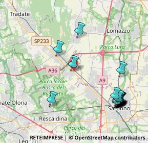 Mappa Via Roma, 21040 Cislago VA, Italia (5.112)