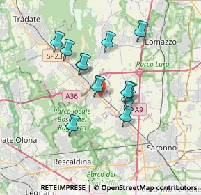 Mappa Via Roma, 21040 Cislago VA, Italia (2.93333)