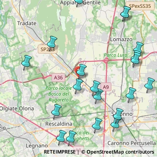 Mappa Via Roma, 21040 Cislago VA, Italia (5.692)