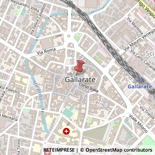 Mappa Via Giuseppe Verdi,  4, 21013 Gallarate, Varese (Lombardia)